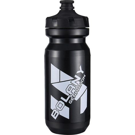 Sport-Trinkflasche fürs Radfahren, Schwarz, 1 Stück – BPA-frei – Trinkflasche zum Laufen, Radfahren, Turnen, Wandern – Druckknopfverschluss (1/5)