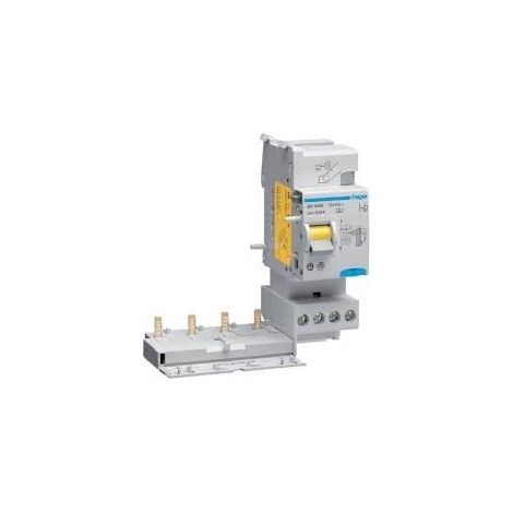 Blocco Differenziale 4P 30Ma 25A A 3M (Hager Cod. Bd425N)