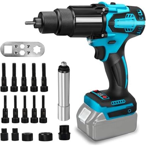 2 in 1 rivet gun compatible with 18v (not included) (1/5)