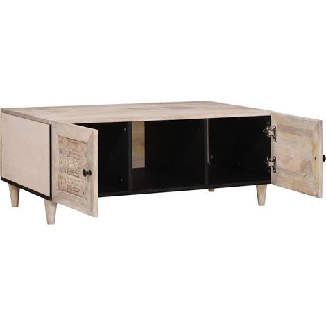 Maison Exclusive - Tavolino da salotto Beige 100 x 54 x 40 cm Legno ingegnerizzato