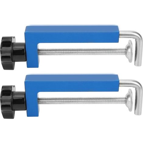 Pinces de serrage en alliage d'aluminium 120mm, 2 pièces pour travaux de menuiserie et bricolage (1/5)