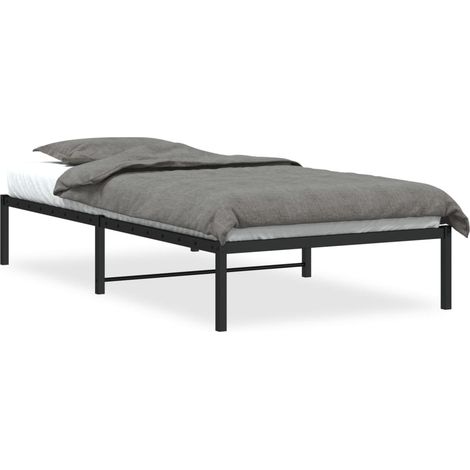 Maison Exclusive - Bettgestell Metall Schwarz 100x200 cm