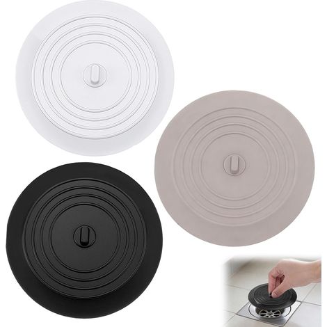 3 Pièces Bouchon de Vidage Silicone Universel, Bouchon Baignoire pour Évier Baignoire Lavabo, Bonde Silicone pour Cuisine Salle de Bain Douche, Lavabo