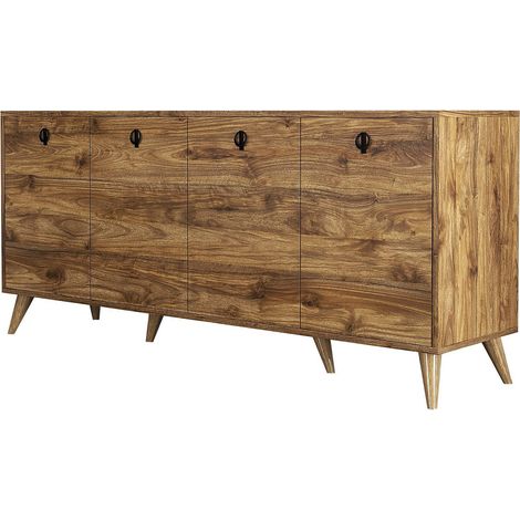 Buffet en bois "Elite" - 180 x 45 x 80 cm - Marron