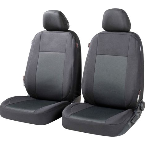 ZIPP IT Premium Housse de sièges Ardwell pour deux sièges avant avec système de fermeture éclair noir/gris (1/5)