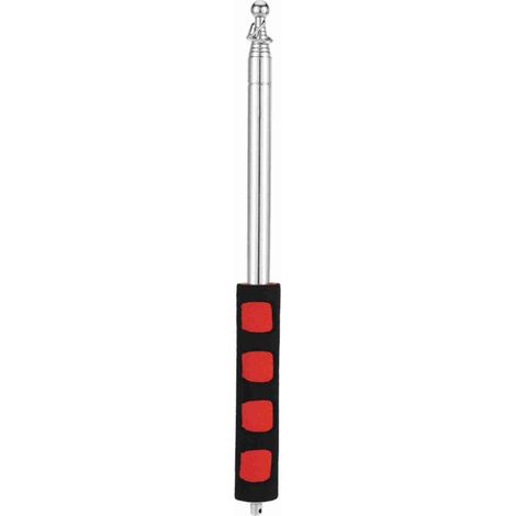 Mât de drapeau télescopique d'extérieur en acier inoxydable de 2 mètres pour mât de drapeau des enseignants, pointeur d'enseignement, bannière de guide touristique, mât de drapeau de 79 pouces (1/4)