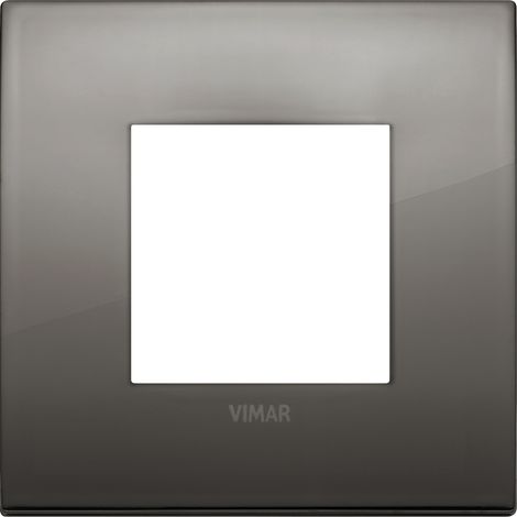 VIMAR - 19642.09 Placca Classic 2M cromo nero