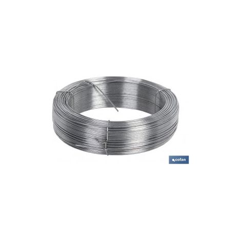 Rolle aus verzinktem Draht, 5 kg (1,1 mm), Nr. 6