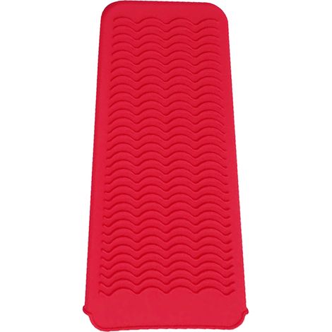 Tapis Silicone Résistant Chaleur - Pour Fer À Lisser Fer À Friser Fer À Permanent - Protection Coiffeuse - 1 Pièce (1/5)