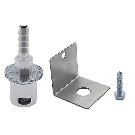 Soupape de ventilation à montage déporté compatible avec les réservoirs de carburant - avec supports de montage, pièce de rechange pour conduite de ventilation de réservoir avec raccord cannelé de 5/1 (1/5)