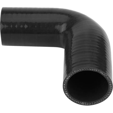 Generic Tuyau coudé de Jonction en Silicone Noir 45-51mm, Haute (1/5)