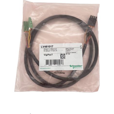 Kit di cablaggio, VigiPacT RHB, relè di protezione corrente differenziale di tipo B, lunghezza 1 m - LV481017