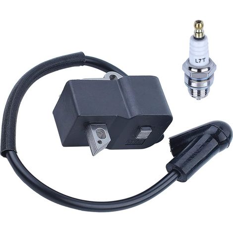 Kit de bobine d'allumage pour taille-haie Husqvarna Edger 28cc 124L 125L 125Ldx 128C 128L 128Ld 128R 128Rj pour Poulan remplace Zama C1Q-W40A W38, 545 04 67-01 (1/5)