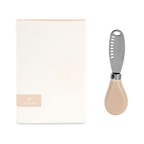 Cupido&Co. Spalmaburro Beige con Confezione in Busta – Coltello Spalma Burro Elegante H 11,5 cm (1/2)