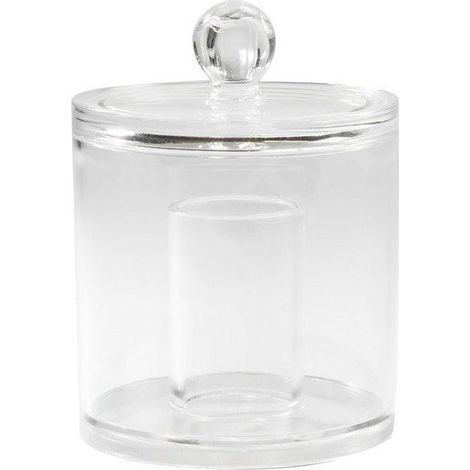 Compactor Organisateurs cosmétiques - Distributeur de tampons démaquillants et de bâtons, plastique transparent RAN5058 (1/5)