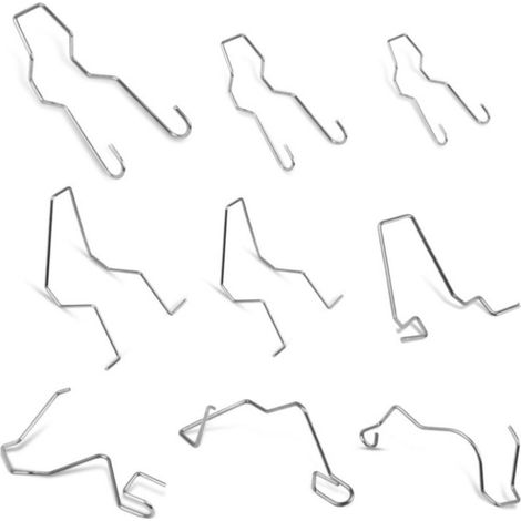 Jeu de 9 clips de fixation pour ampoules de phares (H1, H3, H4, H7) (1/2)