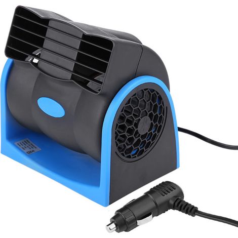 Ventilateur électrique miniature 12V pour voiture, à vitesse réglable et silencieux (1/5)
