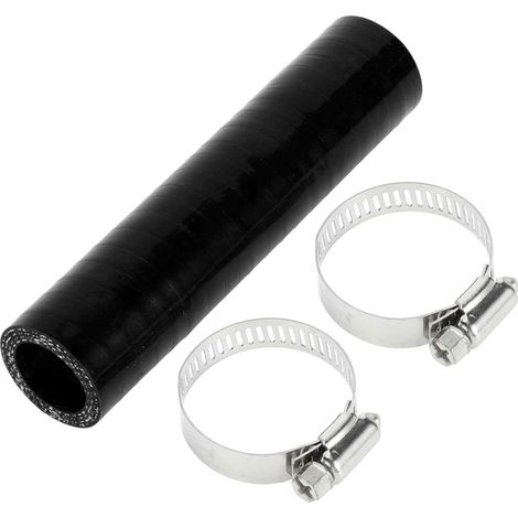 Tuyau En Silicone Noir 1 Pièce Pour Liquide De Refroidisement 20mm Diamètre Intérieur, 127mm Longueur, -60300°C, 1Mpa, Pour Antigel, Huile Moteur, Liquide Frein, 2 Colliers (1/5)