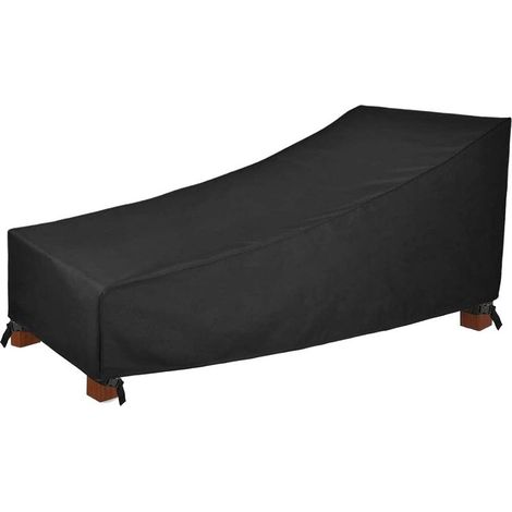 Protective Cover, Waterproof, Windproof, Anti-UV, 210D Oxford Fabric Protective Cover for Sun Lounger, Deckchair (210x75x40x80cm) (1/5)