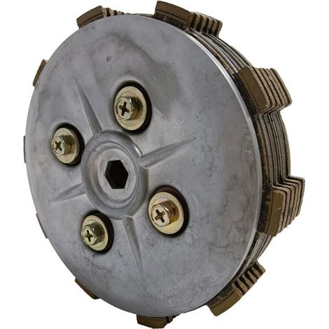 Tambour d'embrayage de moto compatible avec l'ensemble d'embrayage YAMAHA DT125, plateau de pression d'embrayage DT, disque d'embrayage, ensemble d'embrayage, passage de vitesses en douceur. (1/3)