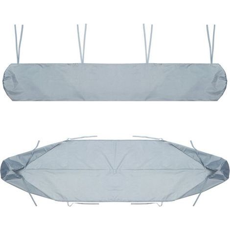 4 m Sac de Protection pour Store Banne(Gris),Housse de Protection Anti-poussière pour auvent de terrasse Noir Housse de Rangement pour cour et jardin-Crezuo (1/4)