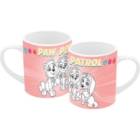 Tasse à colorier Girl Pup Power, 250 ml (1/3)