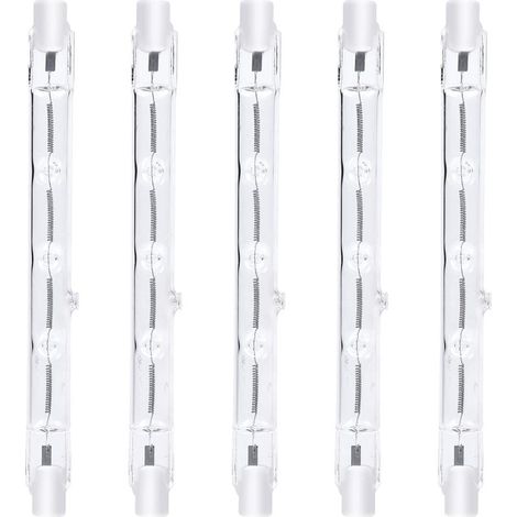Ampoule halogène R7s 300W dimmable 2800K – 3000lm – 118mm – Éclairage paysage et sécurité – Angle de faisceau 360° (1/5)