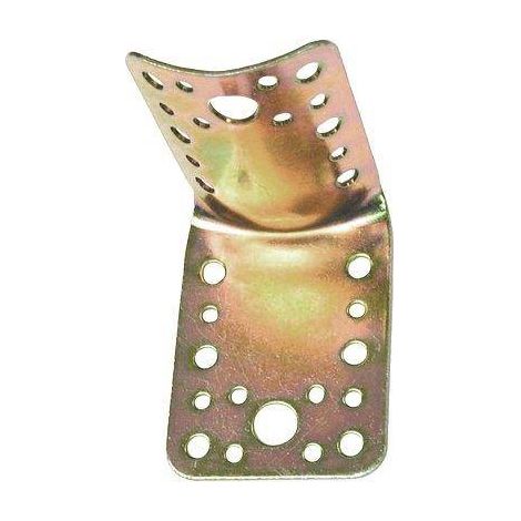 FLACHE WINKELPLATTE FÜR PFÄHLE Ø 80/100 65x85 mm -