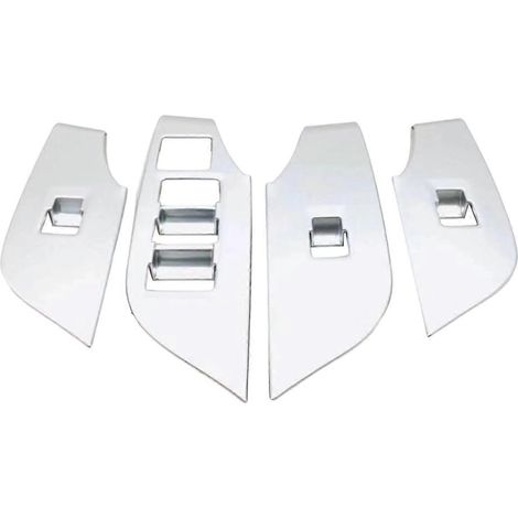 Garniture autocollante en ABS pour panneau d'accoudoir de porte de voiture Toyota RAV4 XA50, bouton de lève-vitre et interrupteur de commande (1/5)
