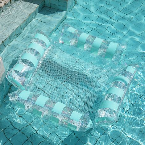 ALLIANDISInflatable Pool Float Swim Mattress Water Hammock Adult Swim Tube Summer Water Sports Swim Pool Air Mattress (1/5)