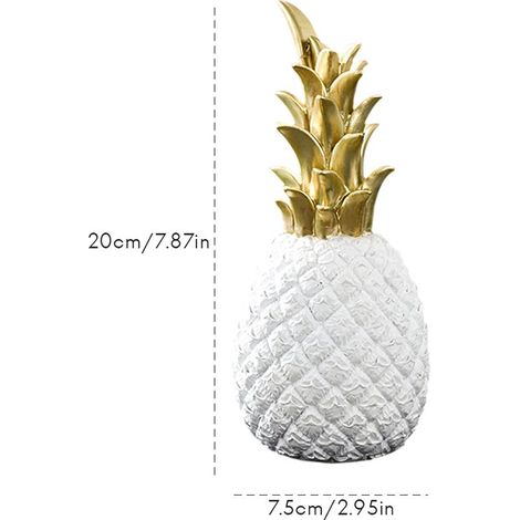 Moderne skandinavische Ananas-Dekoration aus Kunstharz für Wohnzimmer, Weinkeller, Fenster, Büro, Inneneinrichtung (1/5)