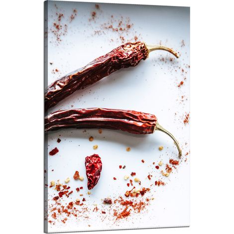 Stampa su tela "Peppers' Kitchen" 50x80 cm (1/4)