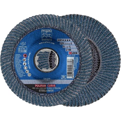 Disk Foglie X-Lock Sgp-Curve 125 Millimetri L K40 Pferd (1/4)