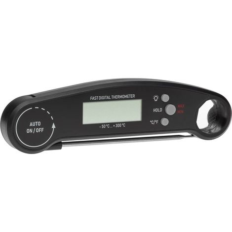 TFA Dostmann 30.1061.01 Thermomètre de cuisine affichage en °C / °F, nourriture pour bébé, pâtisserie, rôti, burger, ma (1/4)