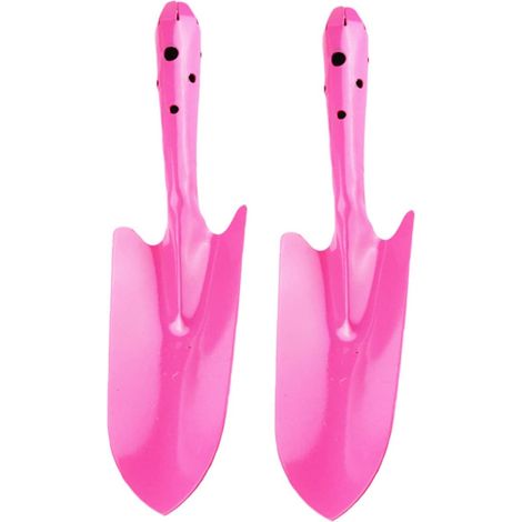 2 Pièces kit de Jardinage grelinette Jardinage Outils Planteur gräwe kit de Plantation Outil de Jardin truelle ES Exterieur de horticole Rose (1/5)