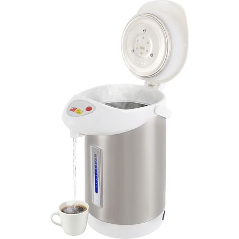 【Maison connectée】Bouilloire électrique de 3 litres, en acier inoxydable 304, avec chauffage rapide et fonction de maintien de la température, niveau d'eau visible, 3 modes de distribution (1/5)