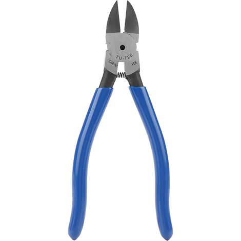 8inch Blue Diagonal Pliers Cable Nose Cutting Nippers Wire Cutter Tool