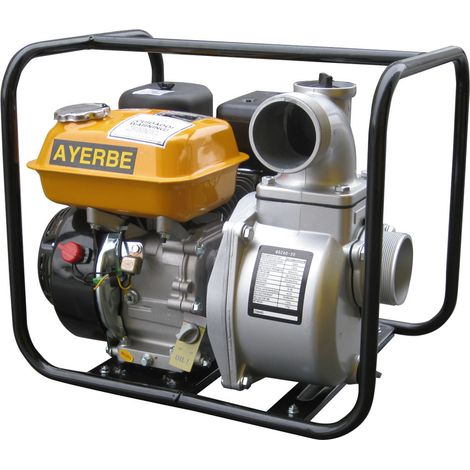 AYERBE - 5418340 - Motopompe AY-50 moteur Kiotsu KT-168 6,5 HP 30 000 L/h 3 bar hauteur 30 m