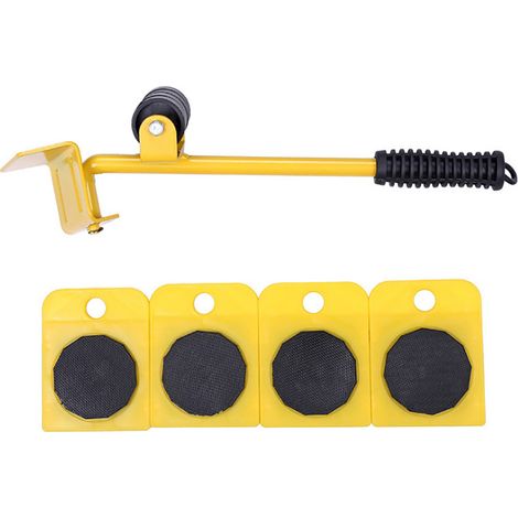 Kit de déplacement meubles avec rouleaux 4 roues et diable 1 roue pour objets lourds (1/5)