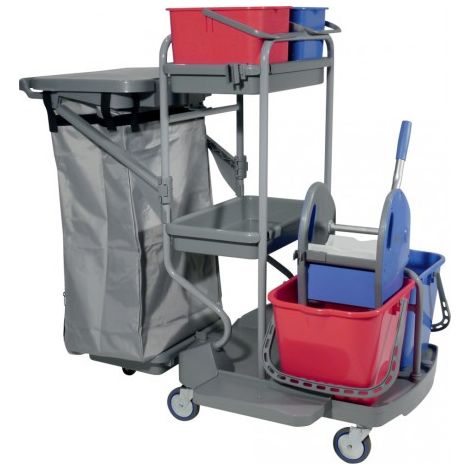 Chariot de nettoyage HAACP 1190x675x1150 2x15l