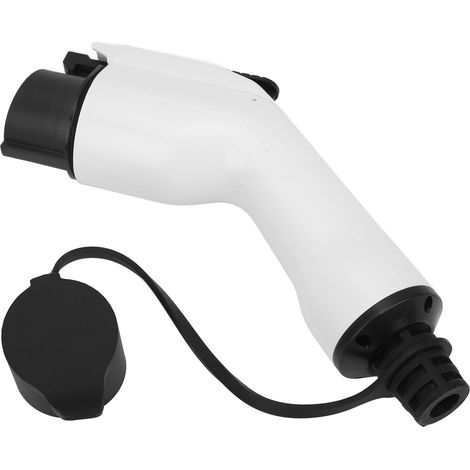 Connecteur de charge pour véhicule électrique 16A blanc, câble de station EV niveau 2, prise Type 2, chargeur mural, accessoire recharge voiture (1/5)