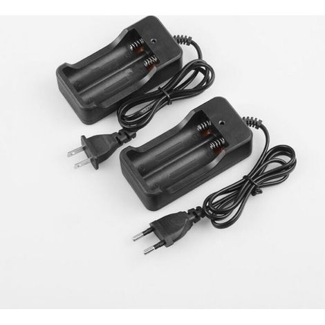 ZVD 2X Chargeur de Piles Compatible avec 18650 Piles, Batteries domestiques Li-ION (4.2V) (1/4)