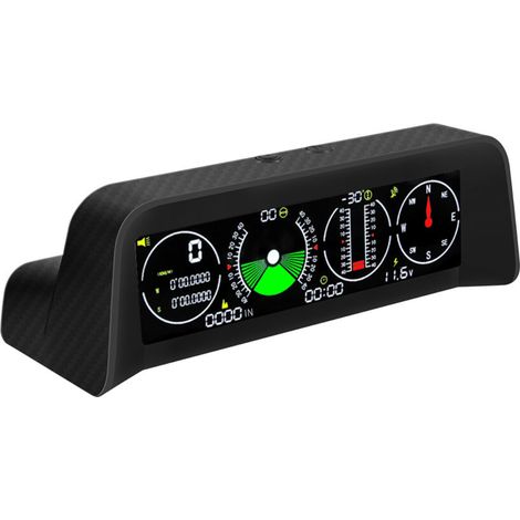 1 affichage tête haute (HUD) GPS, altimètre, compas, inclinomètre, tension batterie, pour voiture et véhicule tout-terrain (1/5)