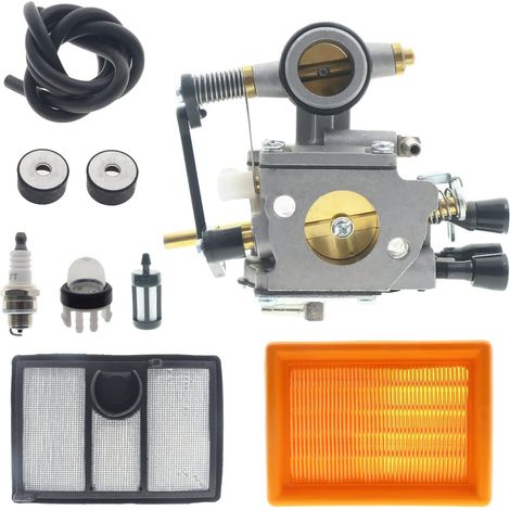 Carburateur référence 4224-120-0651 WJ114 adapté pour tronçonneuses à béton Stihl TS700 et TS800, accessoire de remplacement moteur pour outils de coupe professionnels (1/5)
