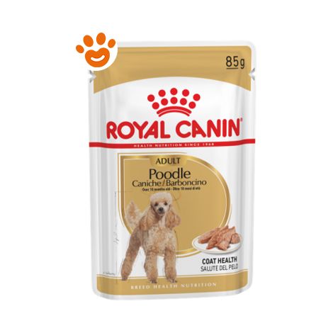 Royal Canin Dog Adult Poodle (Barboncino)  - Royal Canin Dog Adult Poodle (Barboncino) - Bustina Da 85 Gr