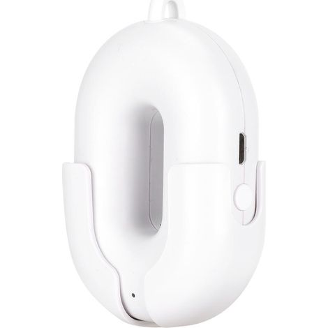 Mini-Luftreiniger mit Negativ-Ionen-Technologie, tragbar, geräuscharm, USB-Ladefunktion, weiß, zum Umhängen, weiß (1/5)