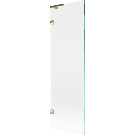 Mexen Lunar L Badewannenwand 1-flügelig 60 x 150 cm, transparent, gold - 897L-060-000-50-00 (1/5)