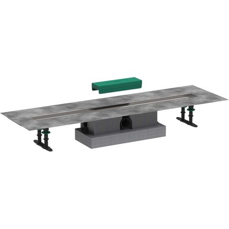 Hansgrohe uBox universal - Komplettset für Standardinstallation 900 für Duschrinnen Fertigsets, Edelstahl 56025180