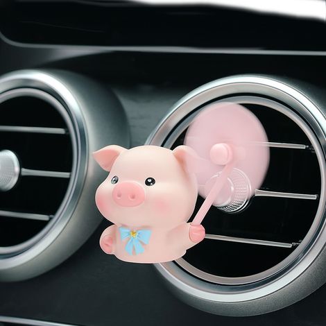 (Exclusivité Asie du Sud-Est) Parfum d'ambiance pour voiture, motif lapin, idéal pour les aérations. Décoration originale et mignonne. (Prix de vente conseillé : 59 000 VND) (Contient 2 pastilles parf (1/5)