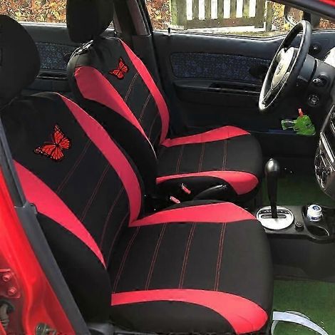 Housses de siège auto papillon universelles, housses de protection pour sièges auto, accessoires intérieurs pour voiture femme (9 couleurs) (1/5)
